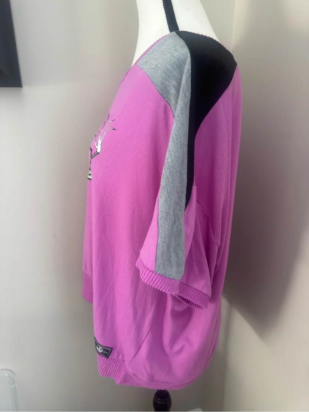 Disney Nightmare Before Christmas Sleep Shirt Pink Jack Skellington Women’s XL - Picture 4 of 9